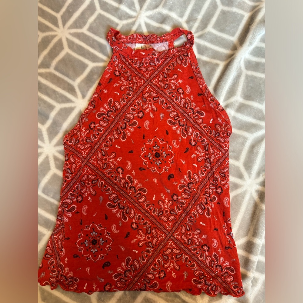 Mudd Cropped Tank Top